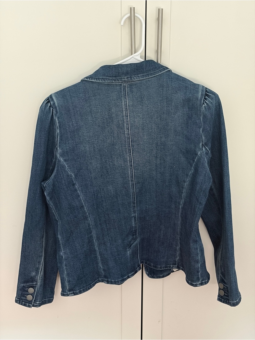 INC International Concepts Blue Denim Jean Jacket Blazer - Picture 3 of 3